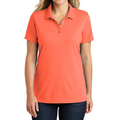 Women's Moisture-Wicking Dry Zone Short Sleeve UV Micro-Mesh Polo Shirt