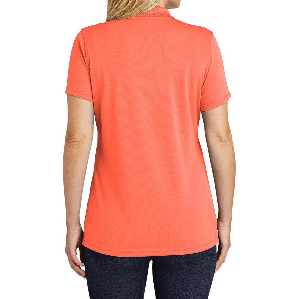 Women's Moisture-Wicking Dry Zone Short Sleeve UV Micro-Mesh Polo Shirt