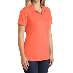 Women's Moisture-Wicking Dry Zone Short Sleeve UV Micro-Mesh Polo Shirt
