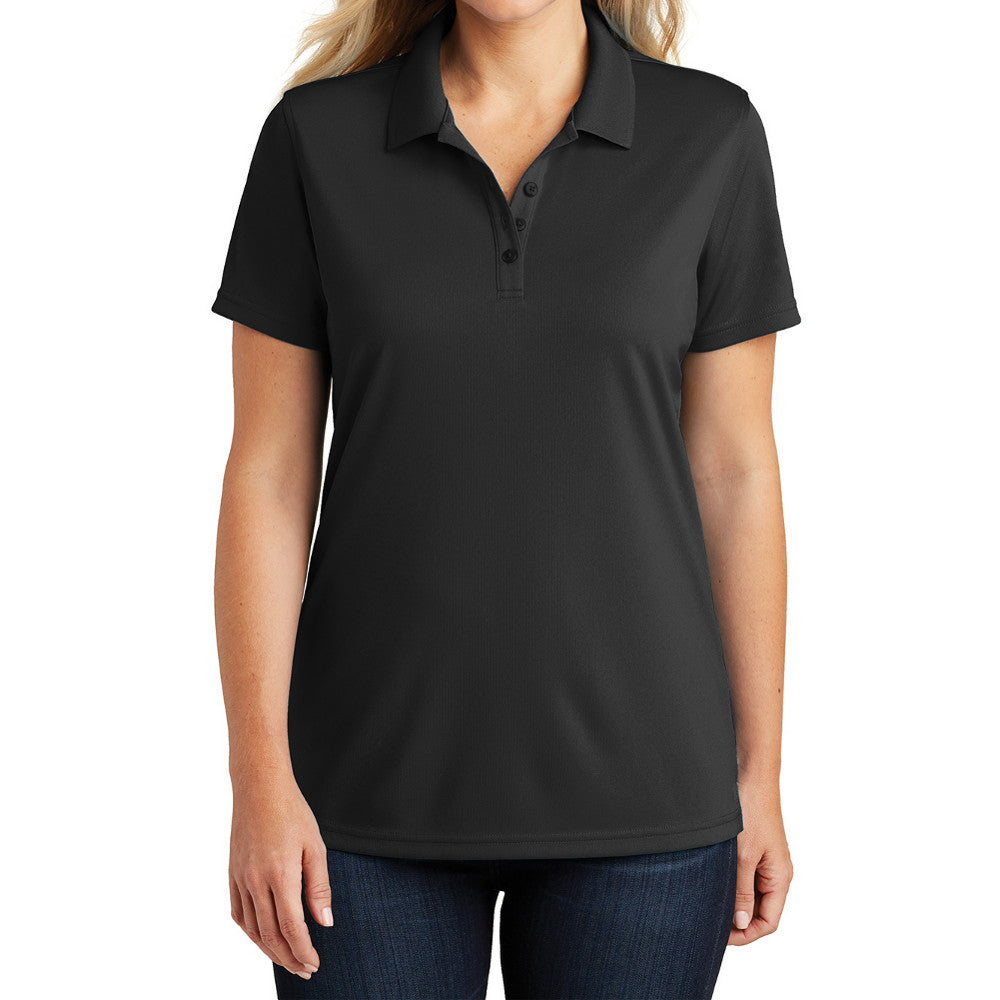 Women's Moisture-Wicking Dry Zone Short Sleeve UV Micro-Mesh Polo Shirt