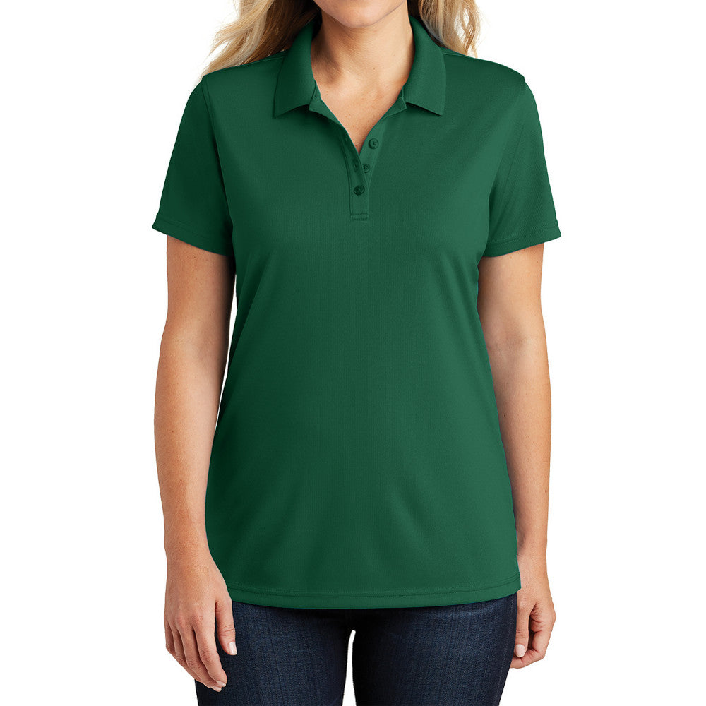 Women's Moisture-Wicking Dry Zone Short Sleeve UV Micro-Mesh Polo Shirt