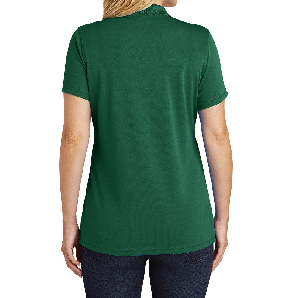 Women's Moisture-Wicking Dry Zone Short Sleeve UV Micro-Mesh Polo Shirt