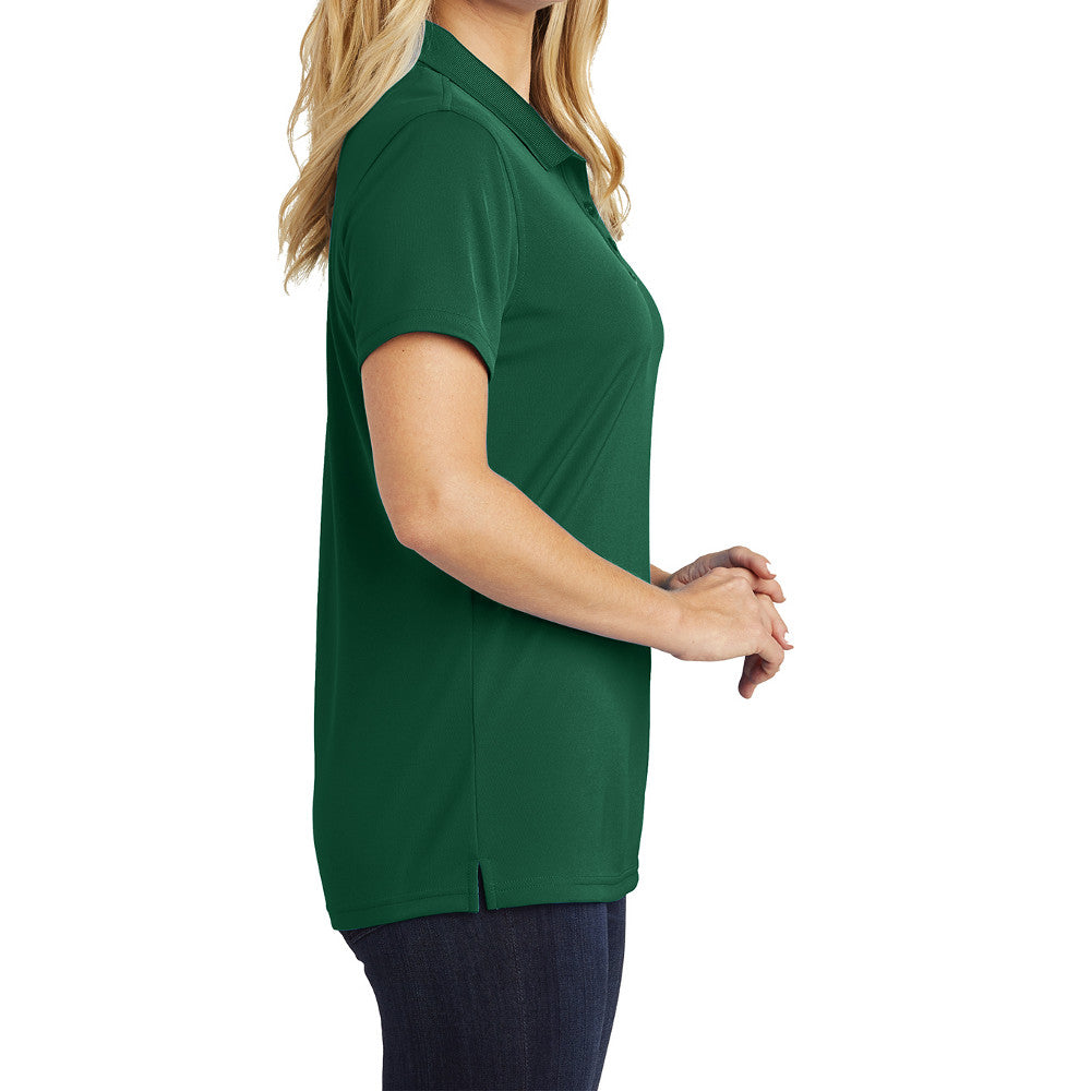 Women's Moisture-Wicking Dry Zone Short Sleeve UV Micro-Mesh Polo Shirt