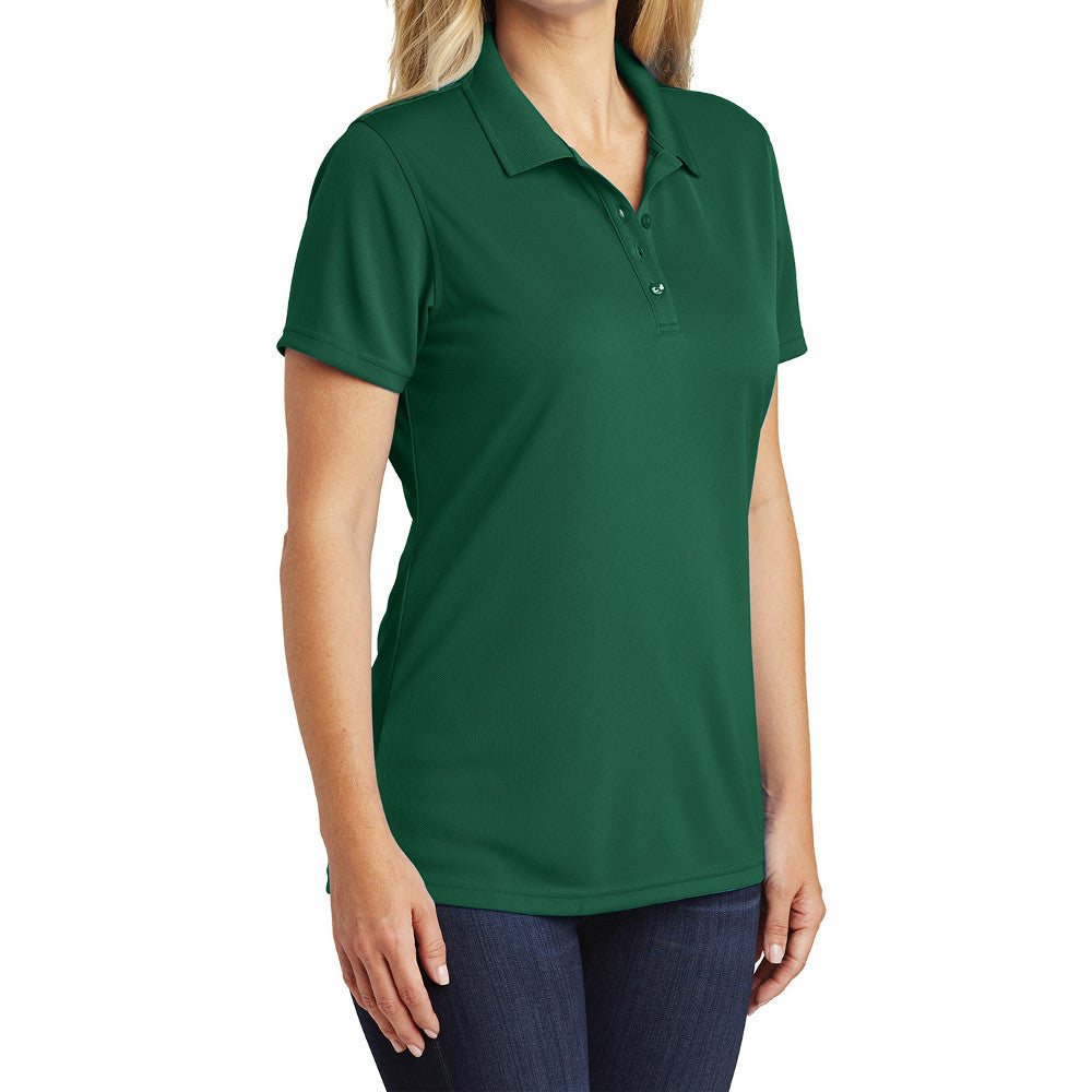 Women's Moisture-Wicking Dry Zone Short Sleeve UV Micro-Mesh Polo Shirt
