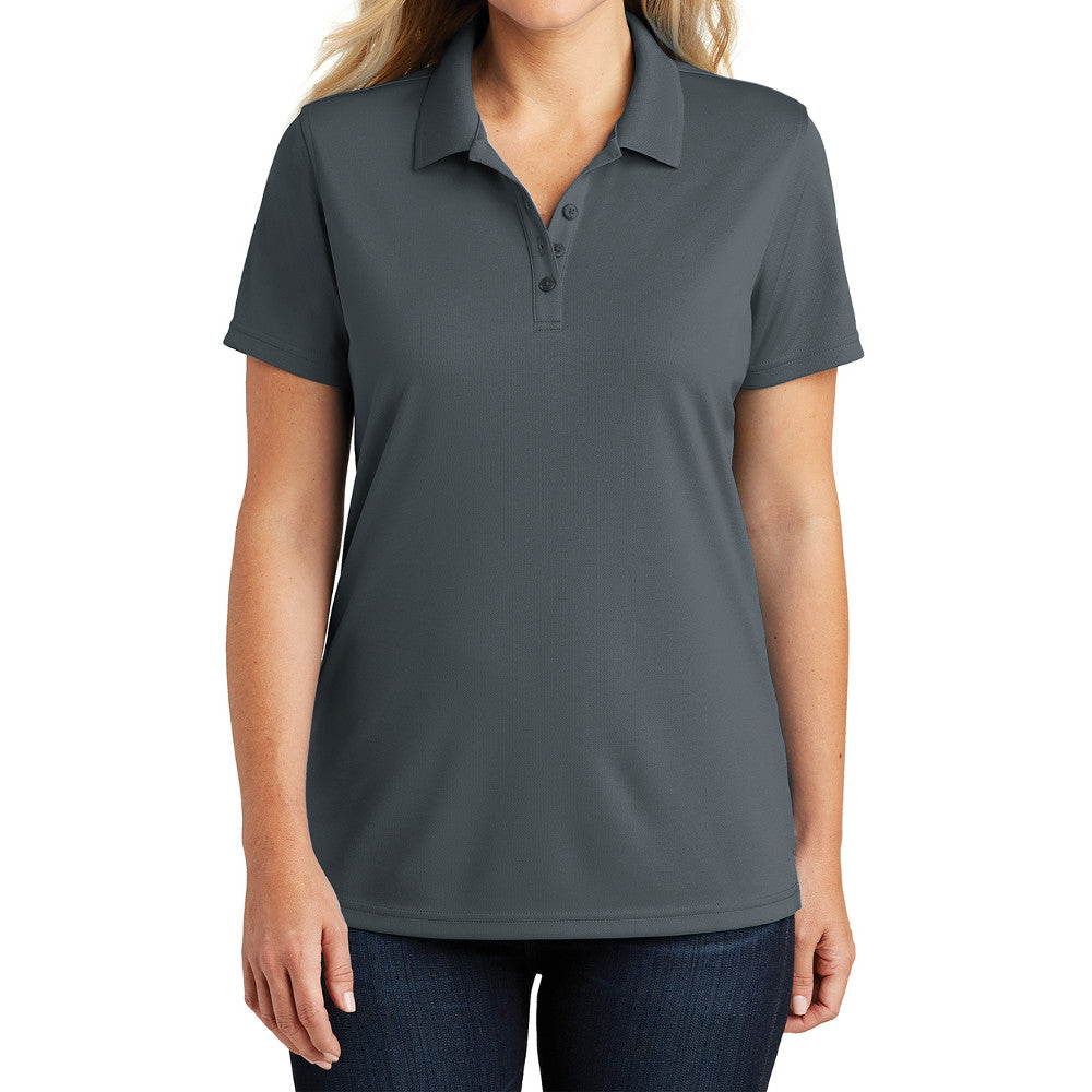 Women's Moisture-Wicking Dry Zone Short Sleeve UV Micro-Mesh Polo Shirt