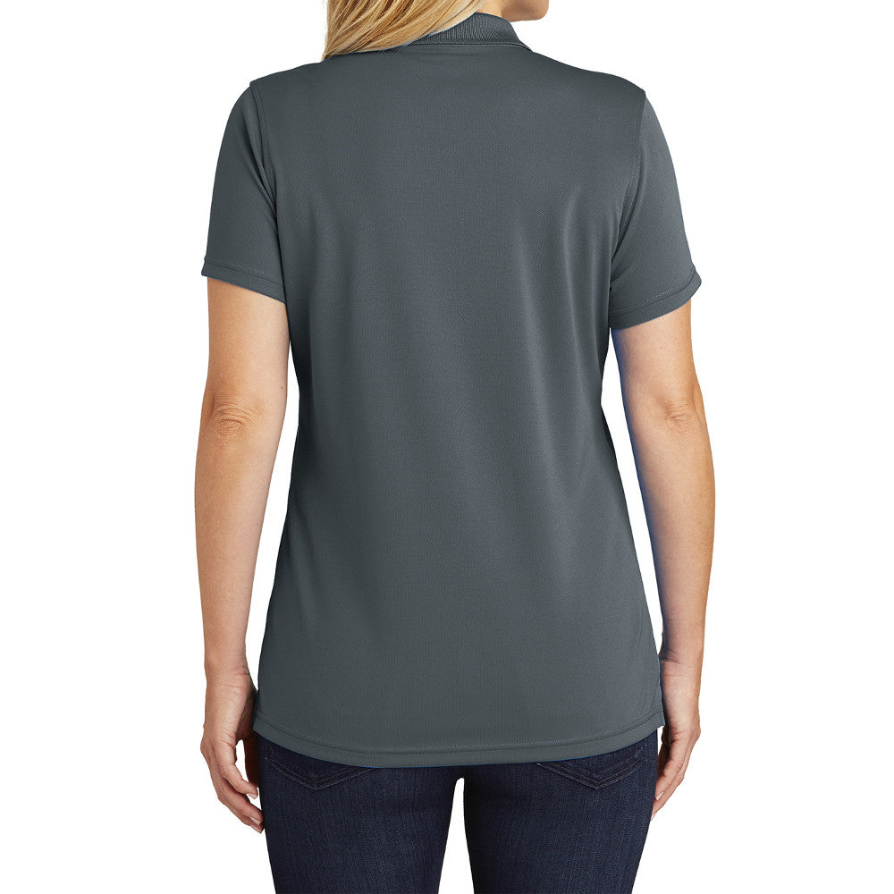 Women's Moisture-Wicking Dry Zone Short Sleeve UV Micro-Mesh Polo Shirt