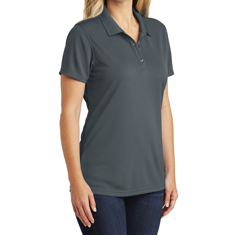 Women's Moisture-Wicking Dry Zone Short Sleeve UV Micro-Mesh Polo Shirt
