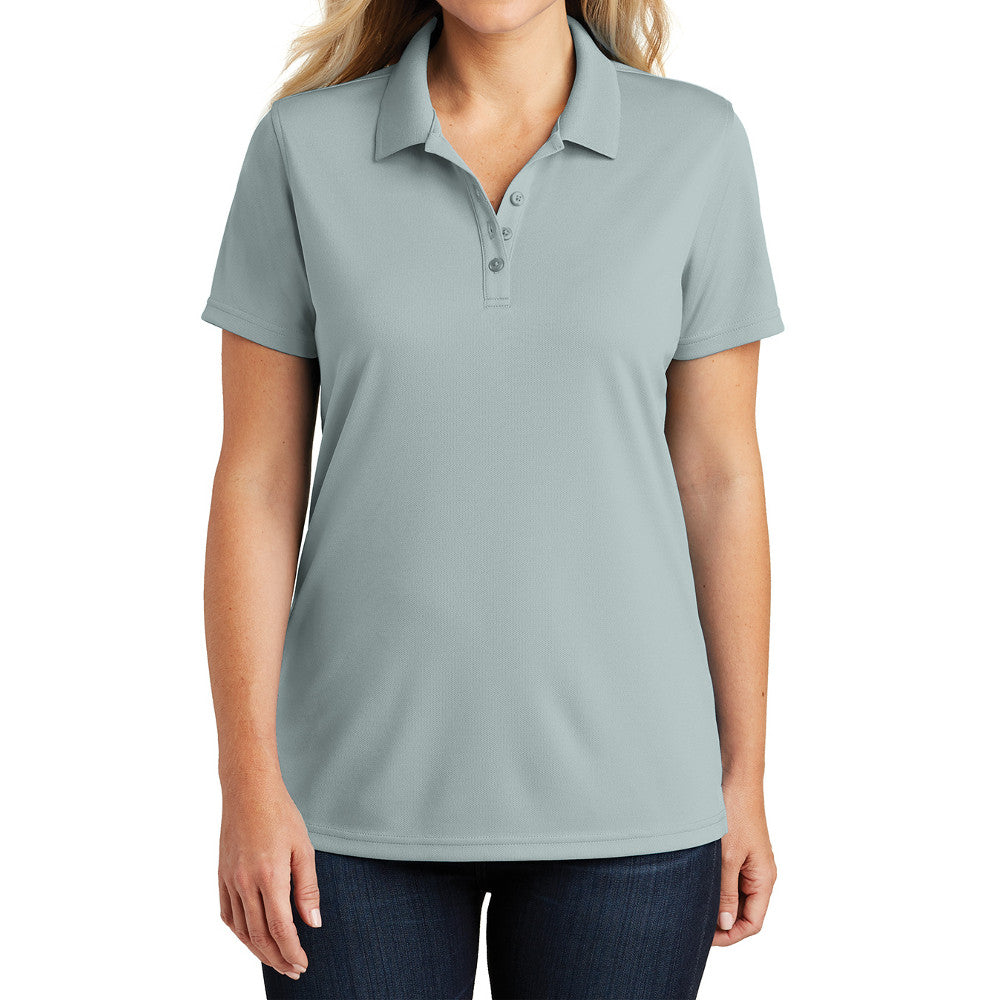 Women's Moisture-Wicking Dry Zone Short Sleeve UV Micro-Mesh Polo Shirt