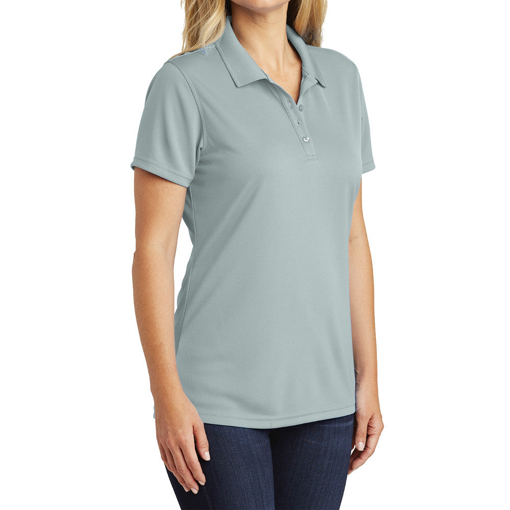 Women's Moisture-Wicking Dry Zone Short Sleeve UV Micro-Mesh Polo Shirt