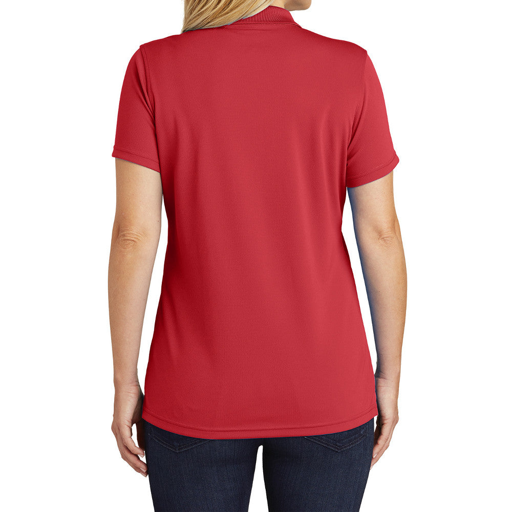 Women's Moisture-Wicking Dry Zone Short Sleeve UV Micro-Mesh Polo Shirt