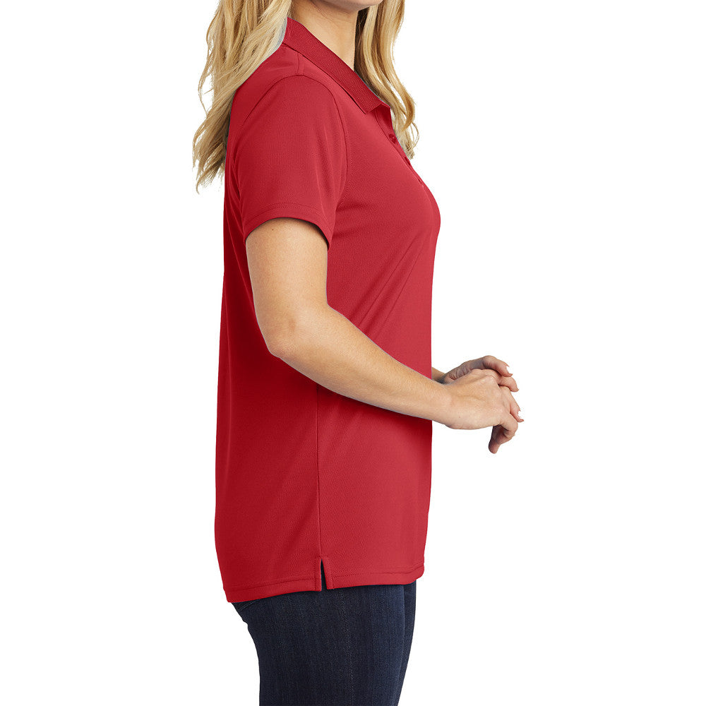 Women's Moisture-Wicking Dry Zone Short Sleeve UV Micro-Mesh Polo Shirt