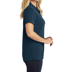 Women's Moisture-Wicking Dry Zone Short Sleeve UV Micro-Mesh Polo Shirt