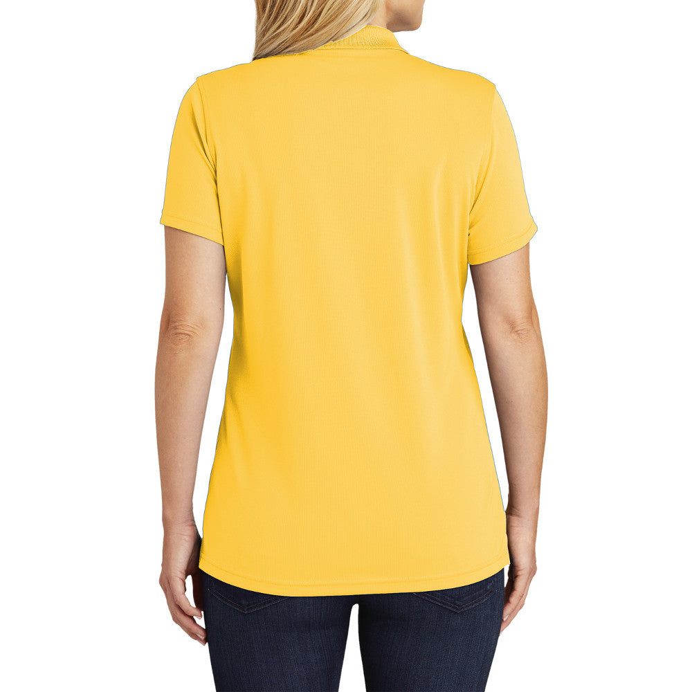 Women's Moisture-Wicking Dry Zone Short Sleeve UV Micro-Mesh Polo Shirt