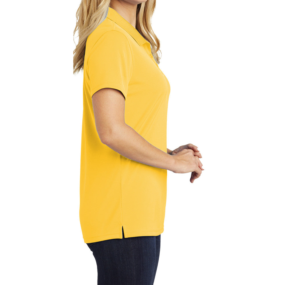 Women's Moisture-Wicking Dry Zone Short Sleeve UV Micro-Mesh Polo Shirt