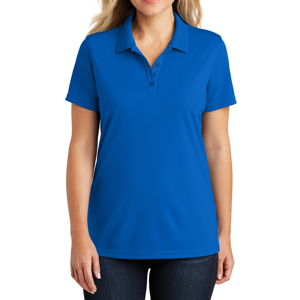 Women's Moisture-Wicking Dry Zone Short Sleeve UV Micro-Mesh Polo Shirt