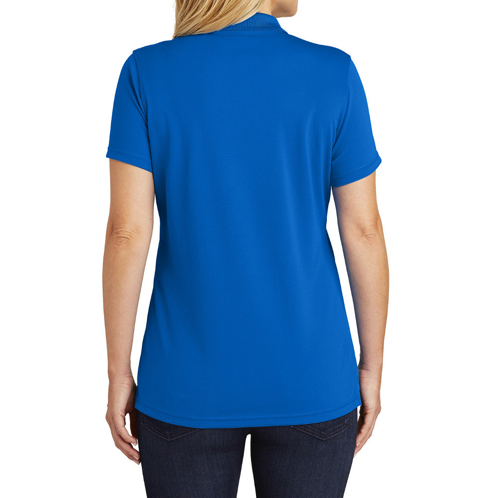 Women's Moisture-Wicking Dry Zone Short Sleeve UV Micro-Mesh Polo Shirt