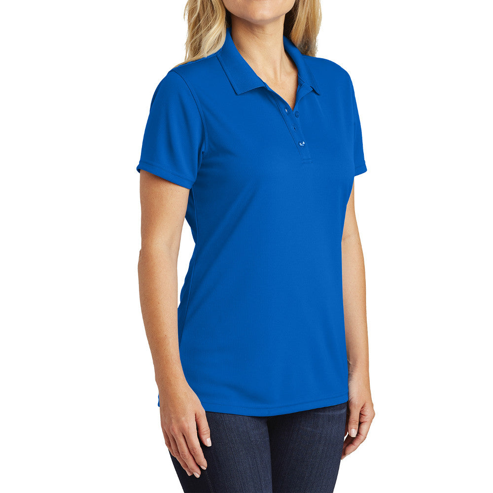 Women's Moisture-Wicking Dry Zone Short Sleeve UV Micro-Mesh Polo Shirt