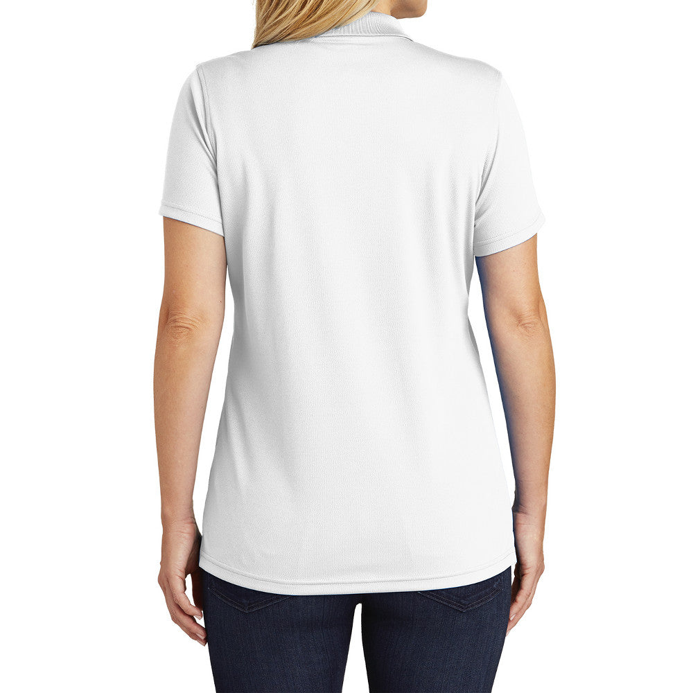 Women's Moisture-Wicking Dry Zone Short Sleeve UV Micro-Mesh Polo Shirt