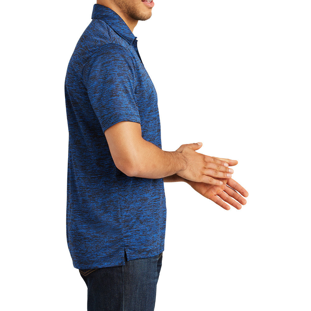 Men's PosiCharge Electric Heather Polo