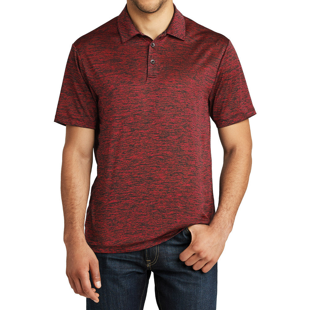 Men's PosiCharge Electric Heather Polo