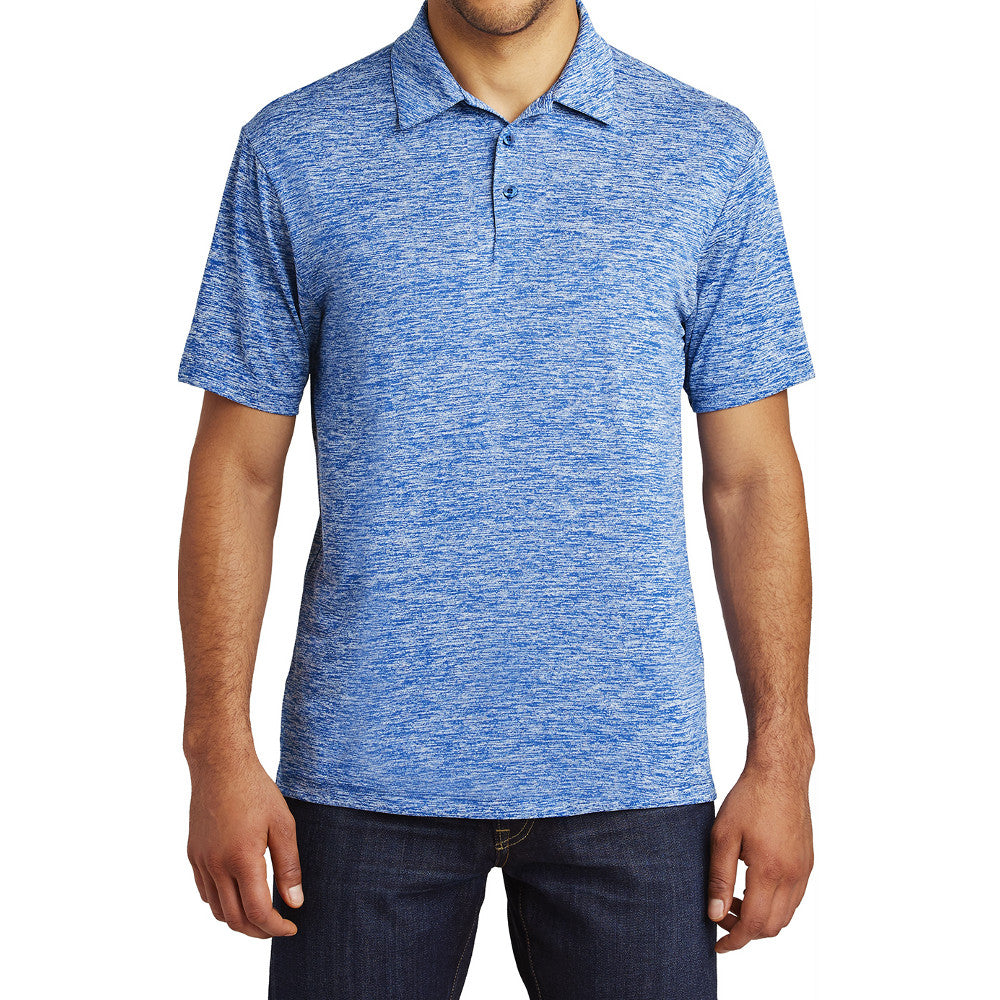 Men's PosiCharge Electric Heather Polo