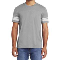 Men's Game Tee - Heathered Nickel/ White