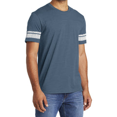 Men's Game Tee - Heathered True Navy/White