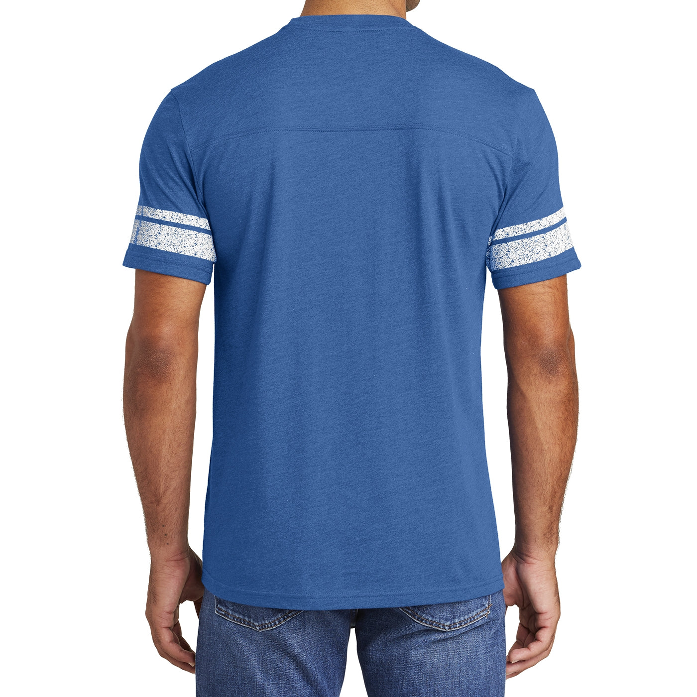 Men's Game Tee - Heathered True Royal/White