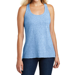 Ladies Cosmic Twist Back Tank Royal Astro - Front