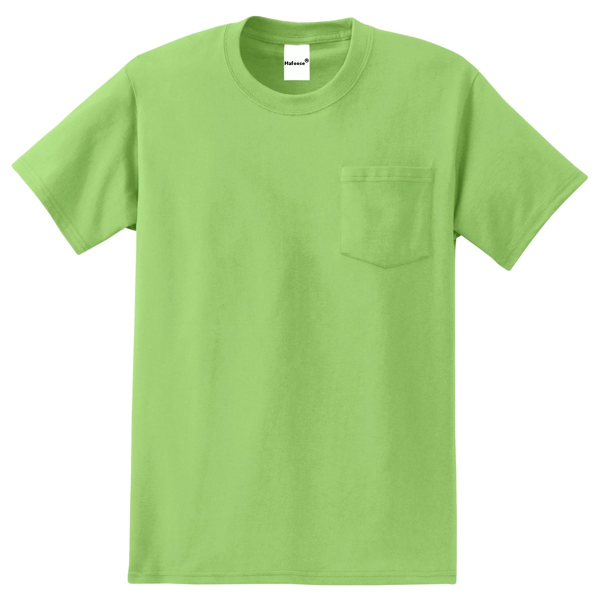 Men's Essential T Shirt with Pocket Lime