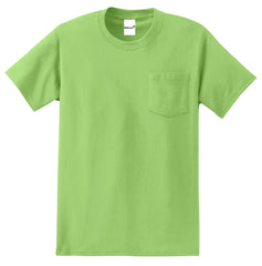 Men's Essential T Shirt with Pocket Lime