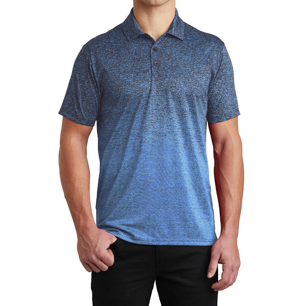 Men's Ombre Heather Polo