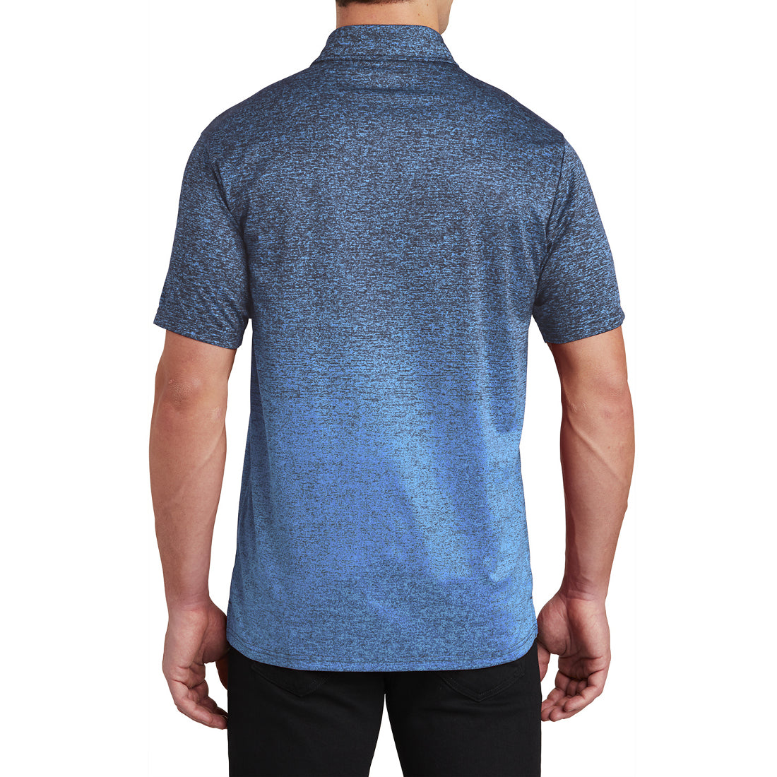Men's Ombre Heather Polo