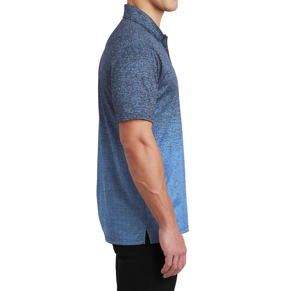 Men's Ombre Heather Polo