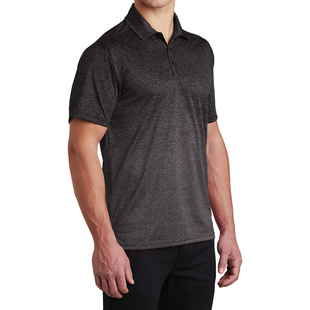 Men's Ombre Heather Polo