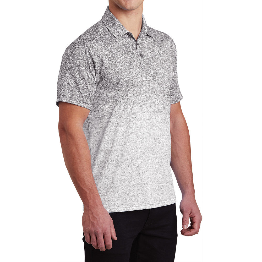Men's Ombre Heather Polo
