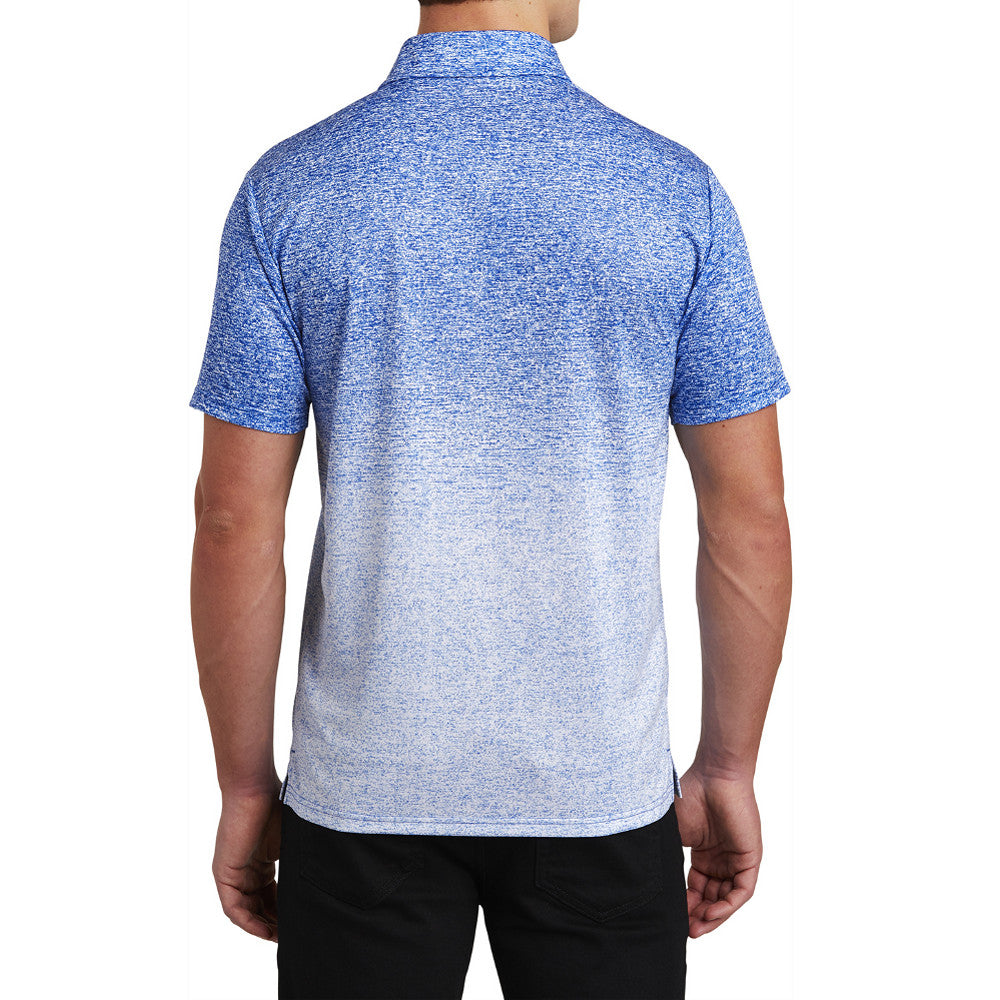 Men's Ombre Heather Polo