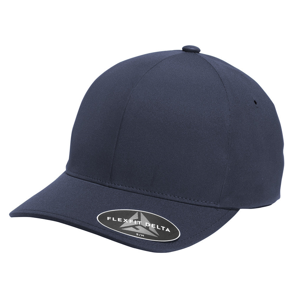 Men's Stretch Fit Water-Repellent Flexfit Delta Everyday Baseball Cap