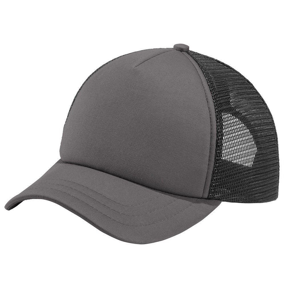 Men's 5-Panel Adjustable Snap Twill Foam Trucker Baseball Cap