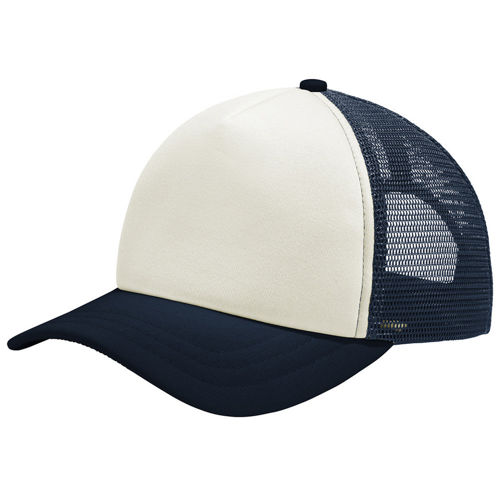 Men's 5-Panel Adjustable Snap Twill Foam Trucker Baseball Cap