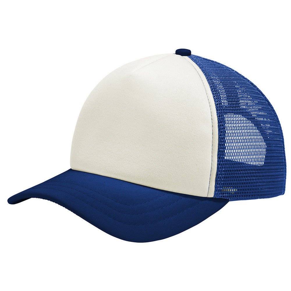 Men's 5-Panel Adjustable Snap Twill Foam Trucker Baseball Cap
