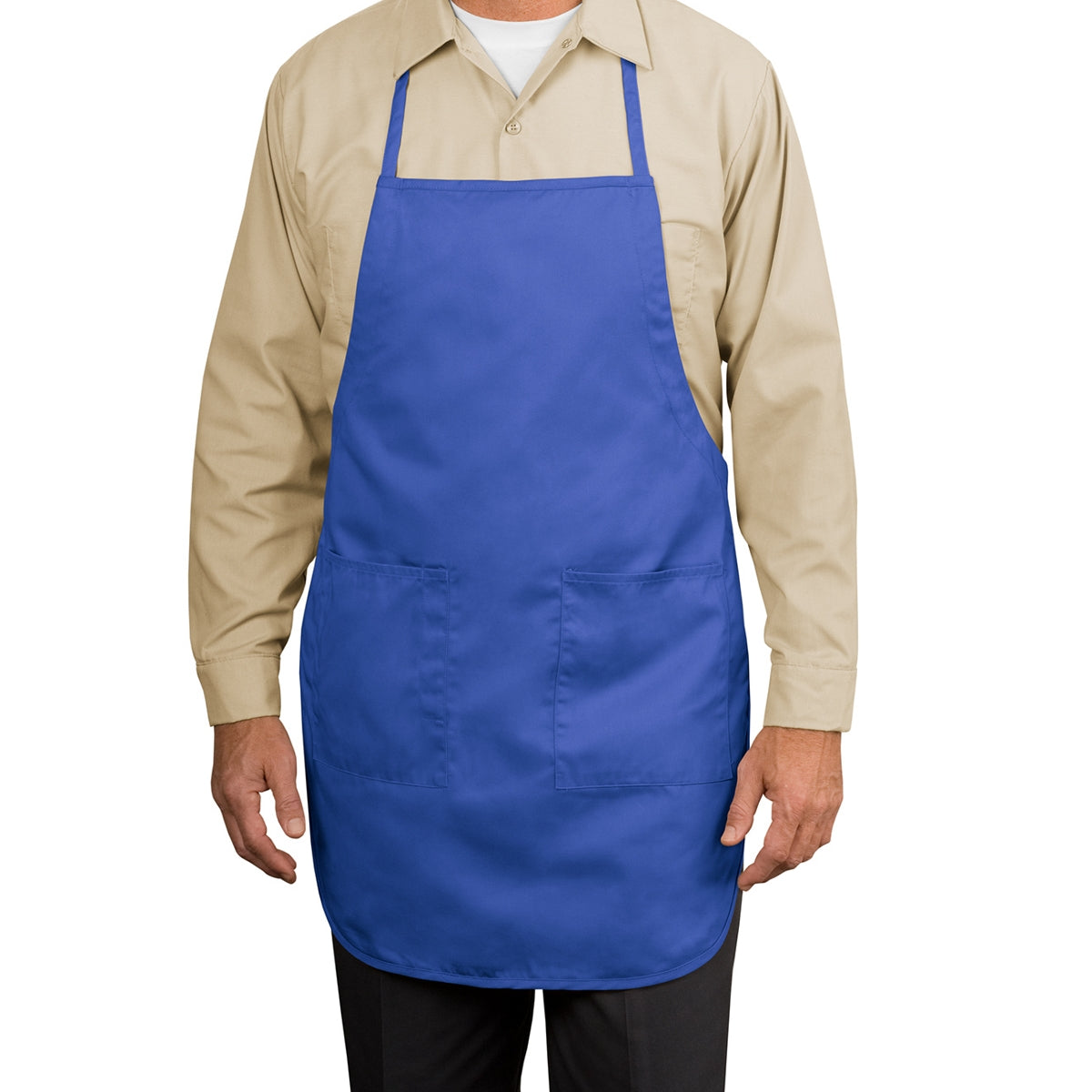 Full-Length Apron - Faded Blue