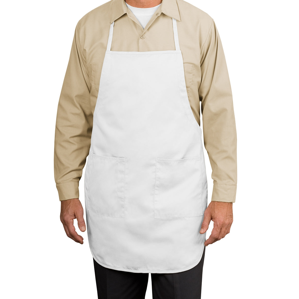 Full-Length Apron - White