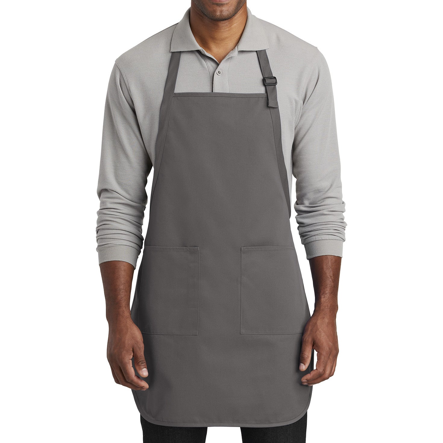 Men's Full-Length Two-Pocket Bib Apron