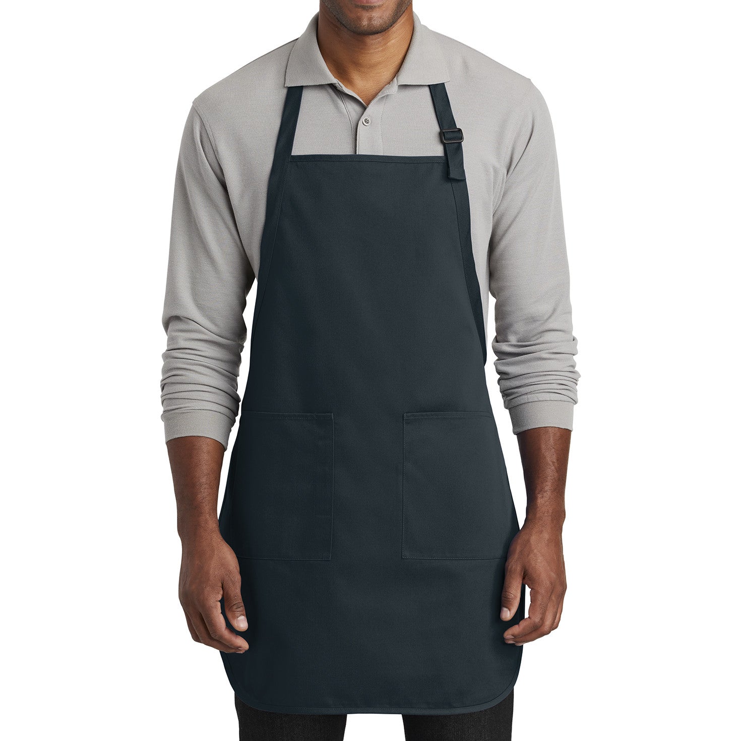 Men's Full-Length Two-Pocket Bib Apron