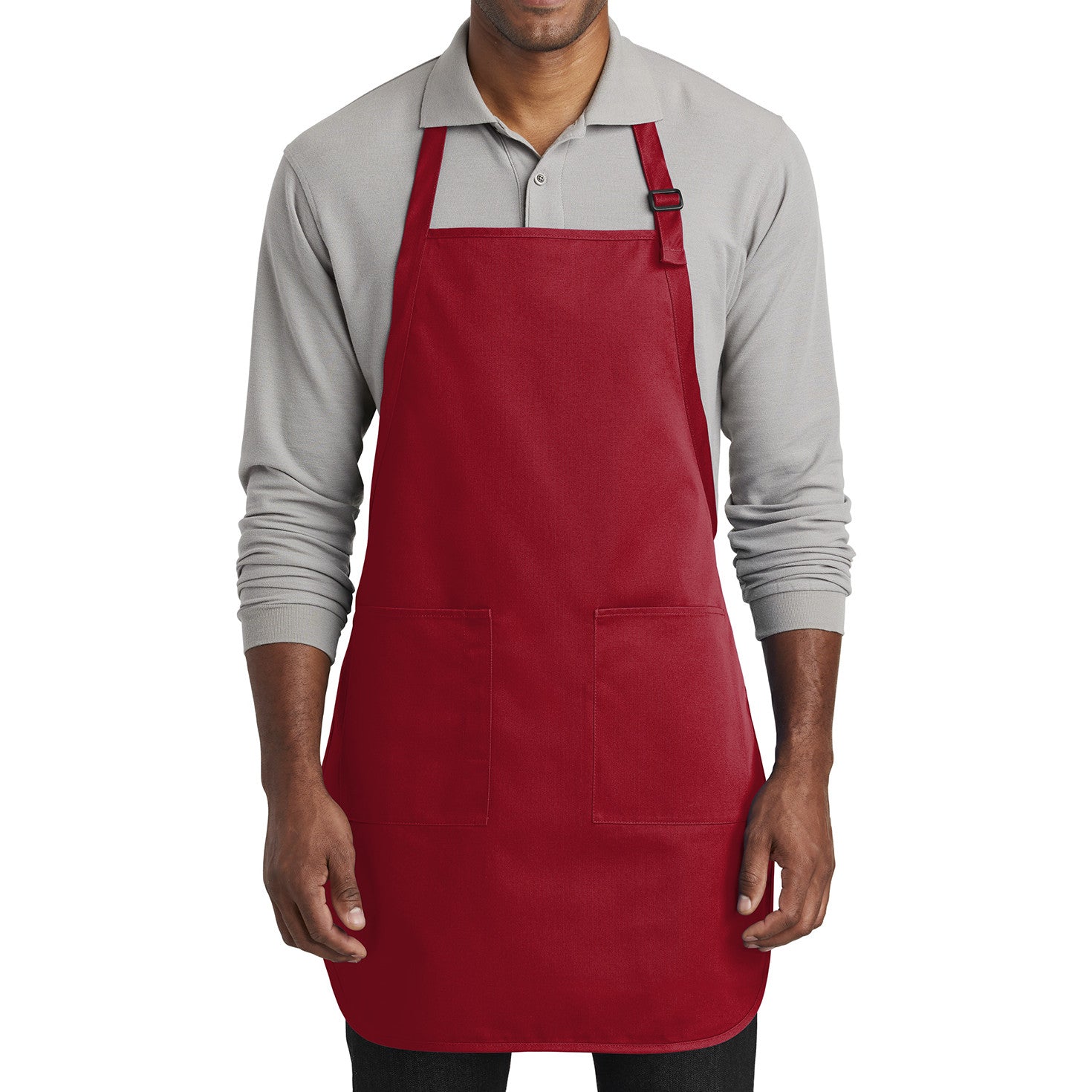 Men's Full-Length Two-Pocket Bib Apron