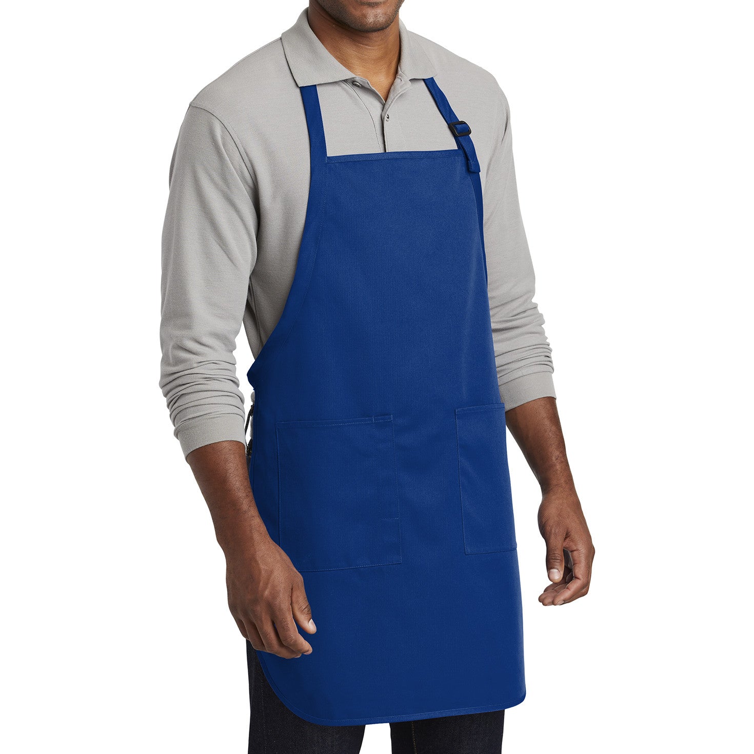 Men's Full-Length Two-Pocket Bib Apron