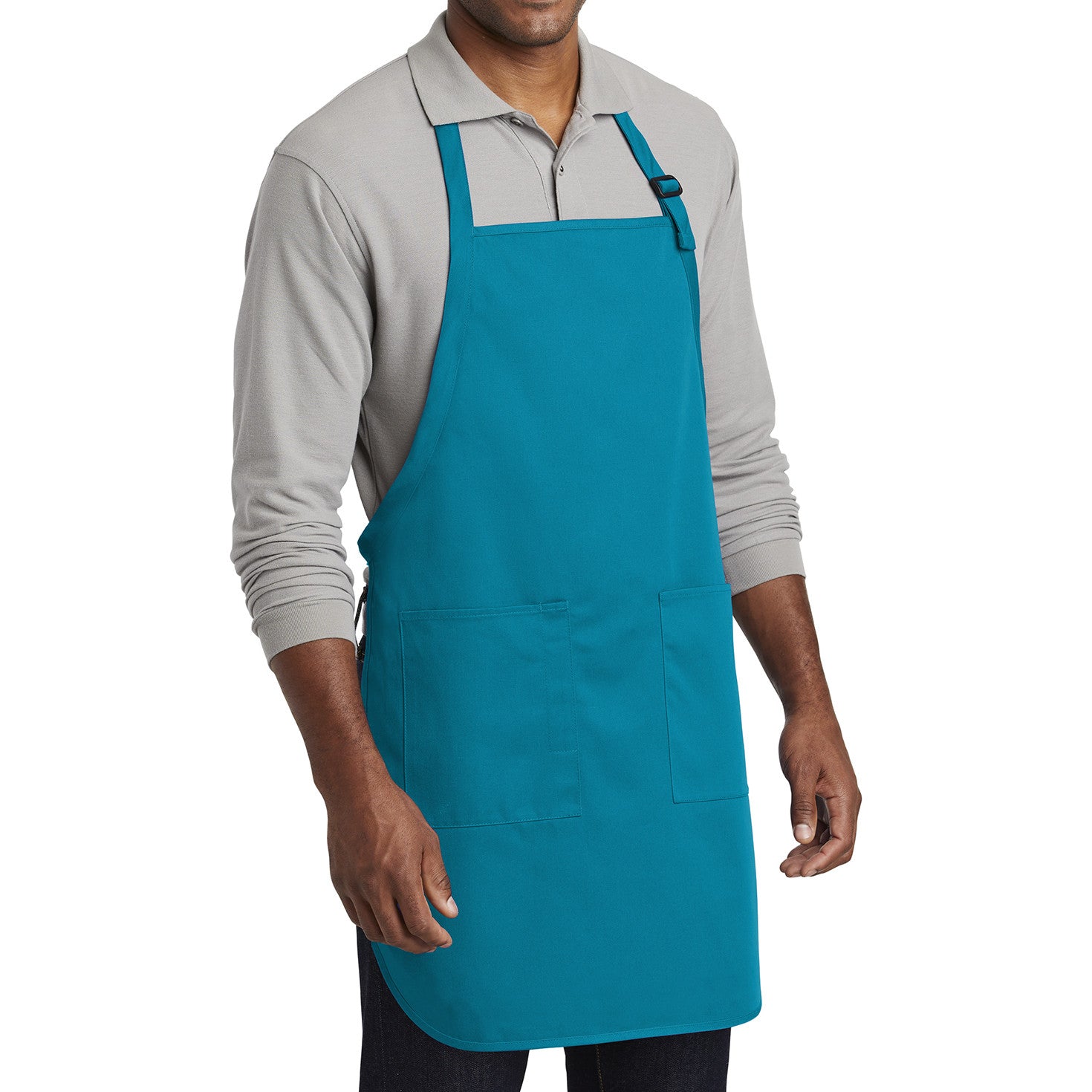 Men's Full-Length Two-Pocket Bib Apron