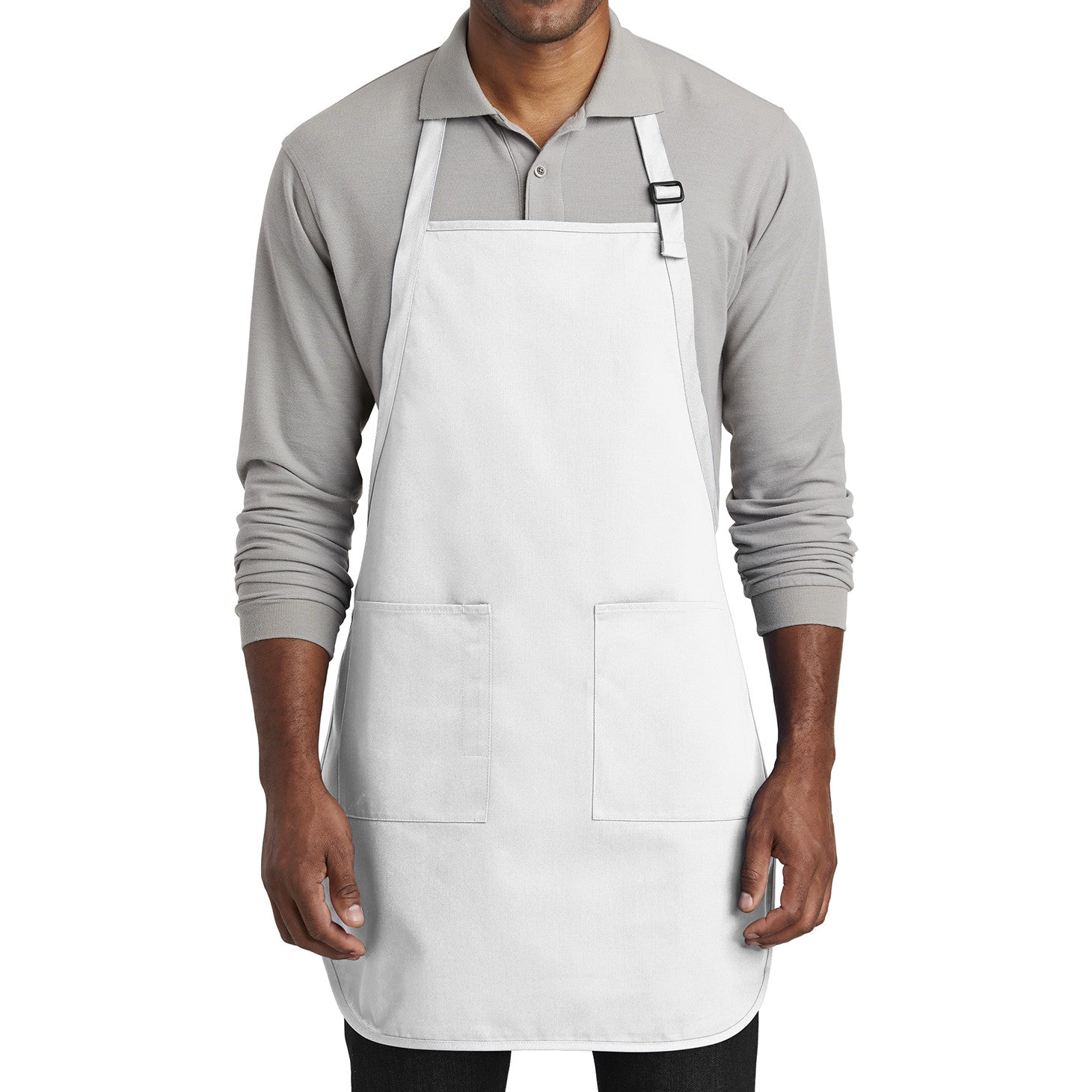 Men's Full-Length Two-Pocket Bib Apron