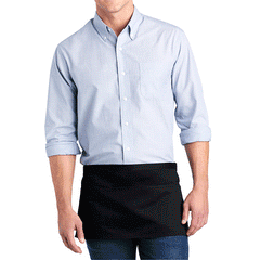 Men's Versatile Three-Pocket Waitstaff Durable Apron